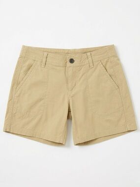 KUHL Splash Shorts 5” Inseam Women’s Size 8 Tan Yellow Hiking Cargo